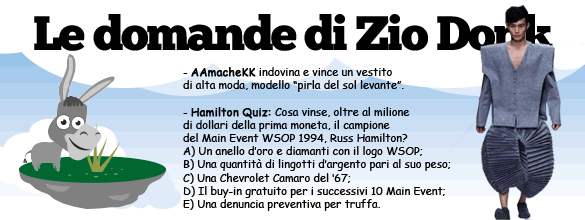 Le domande dello Zio Donk Le domande dello Zio Donk