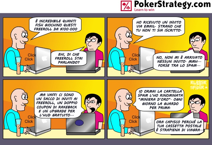 Vignette Divertenti sul Poker Spam