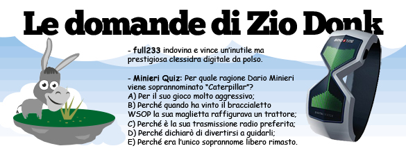 Le domande dello Zio Donk Le domande dello Zio Donk