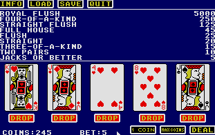 video poker