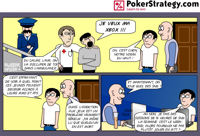 BD de poker humoristique Addiction