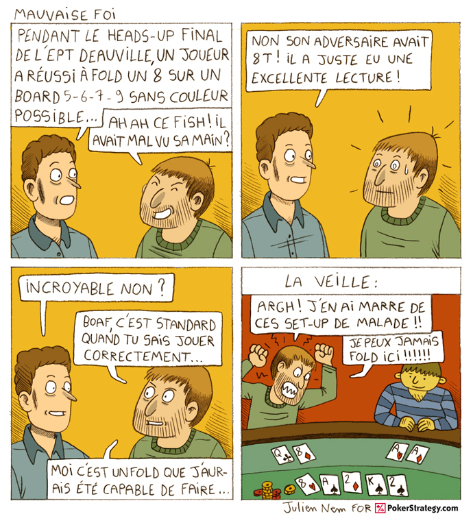 BD de poker humoristique Fold