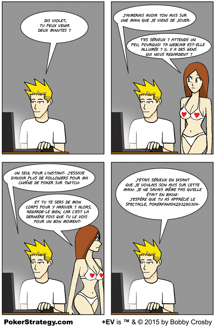 BD de poker humoristique Twitch
