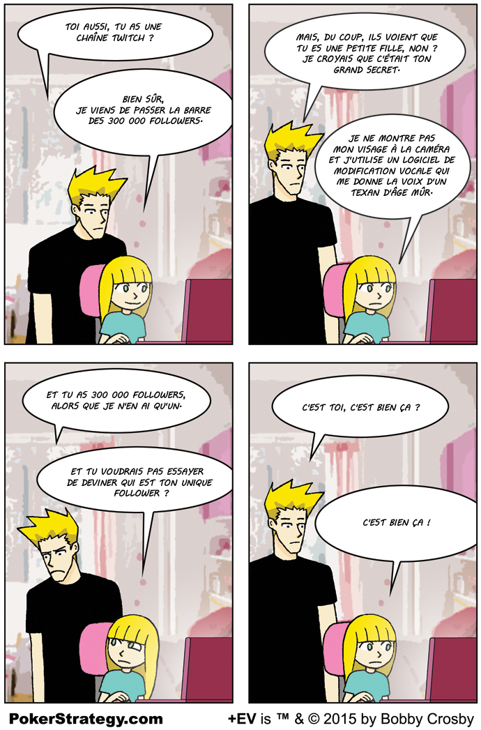 BD de poker humoristique Follower