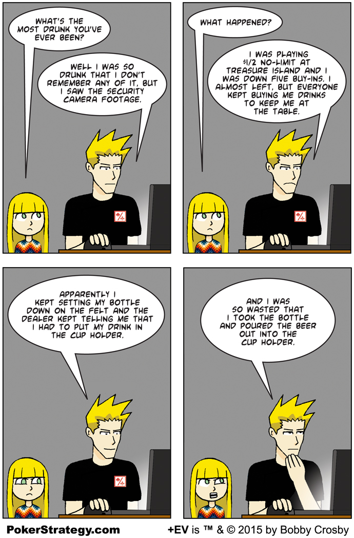 Funny Poker Cartoons Beer