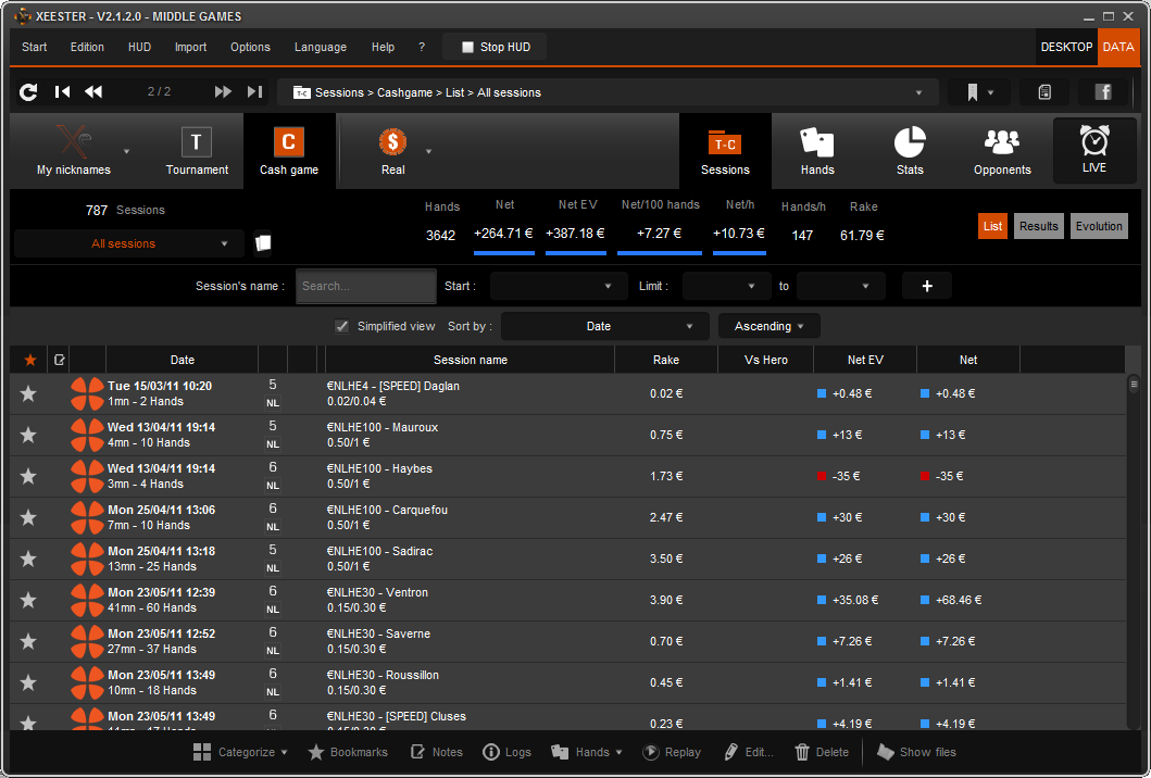 Xeester's intuitive gebruikersinterface