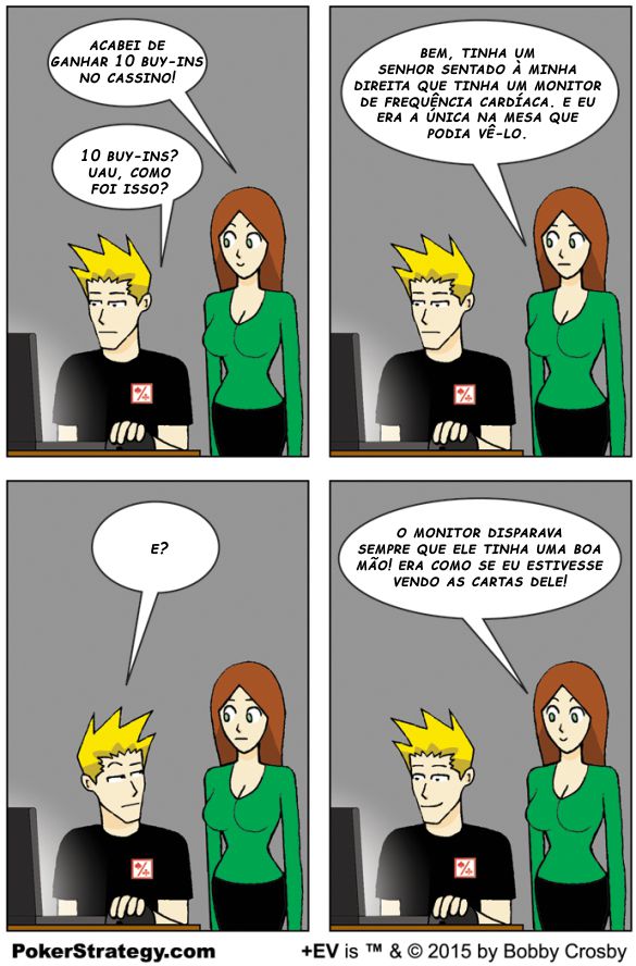 Tirinhas de poker divertidas Tells