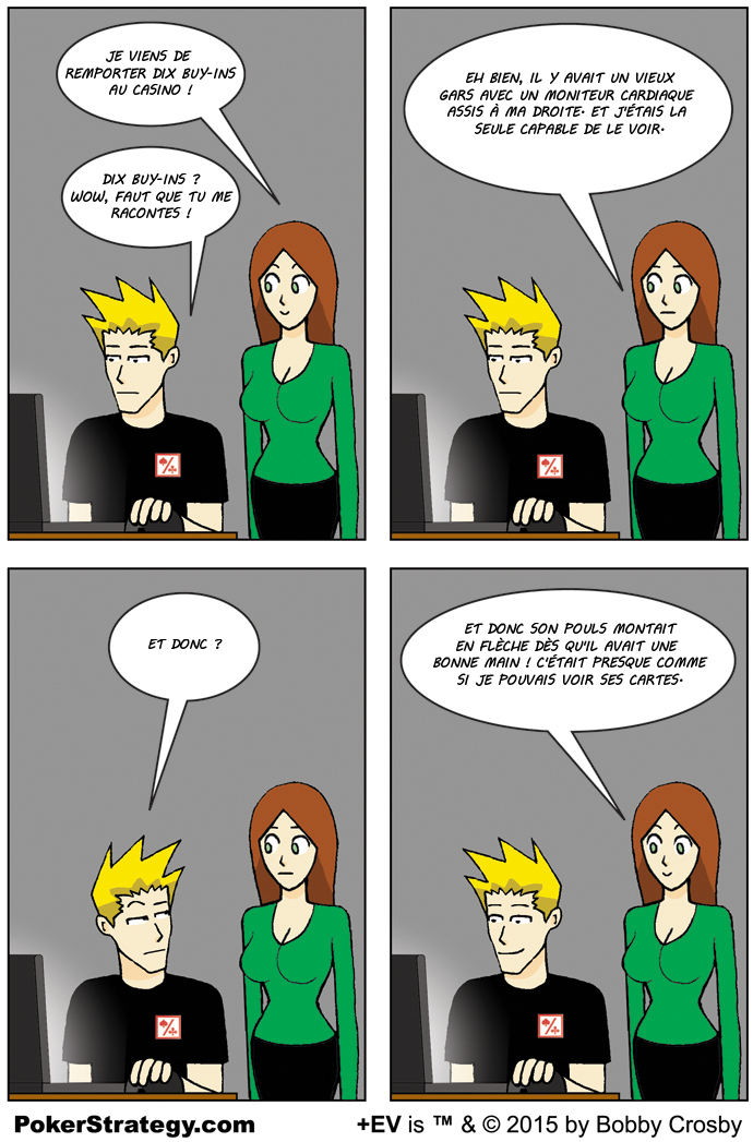 BD de poker humoristique Tells