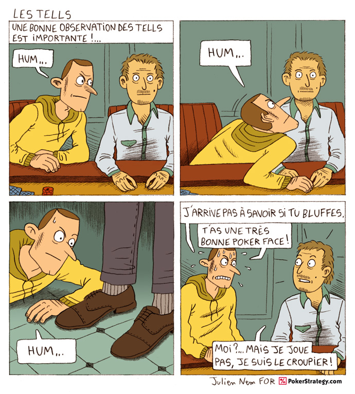 BD de poker humoristique Tells