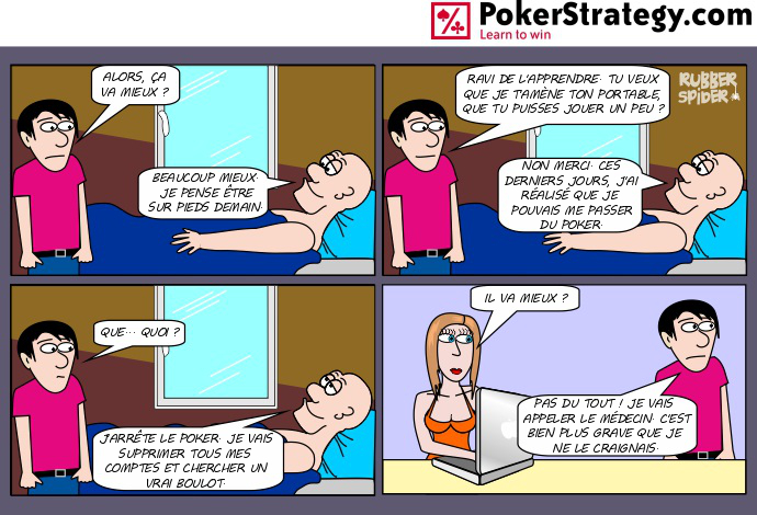 BD de poker humoristique Vrai boulot