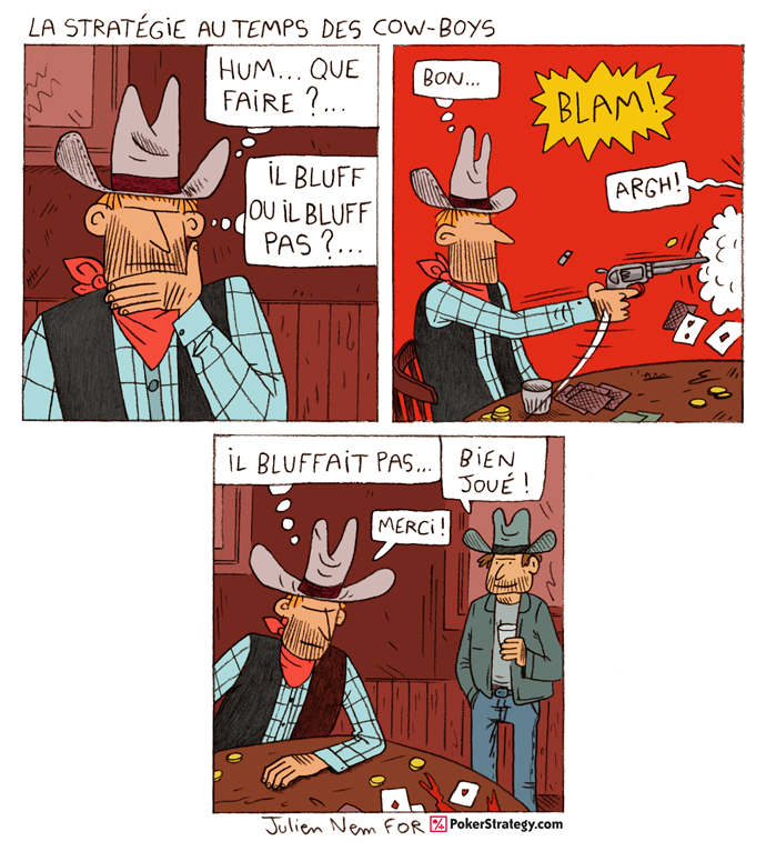 BD de poker humoristique Stratégie