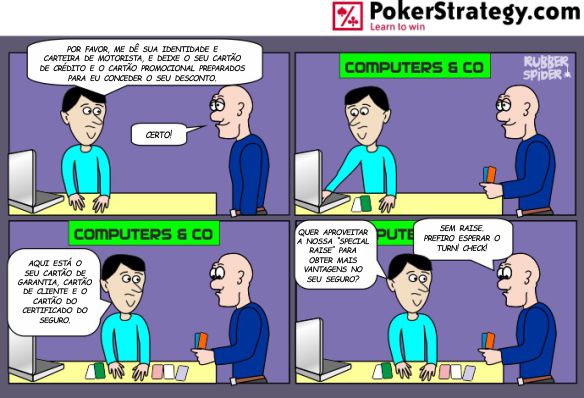 Tirinhas de poker divertidas Raise