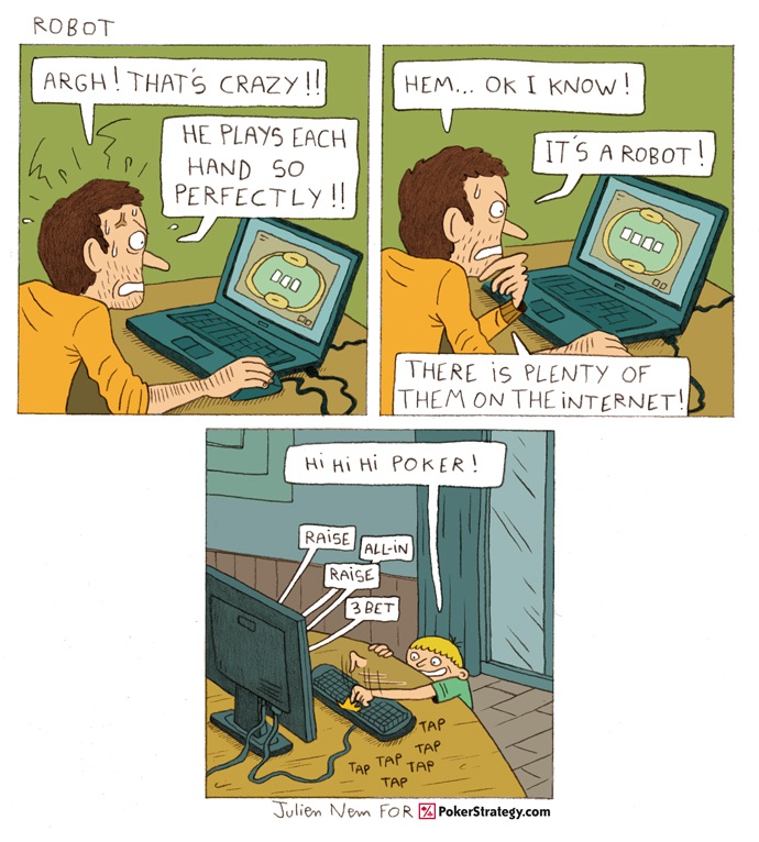 Funny Poker Cartoons Poker Bot