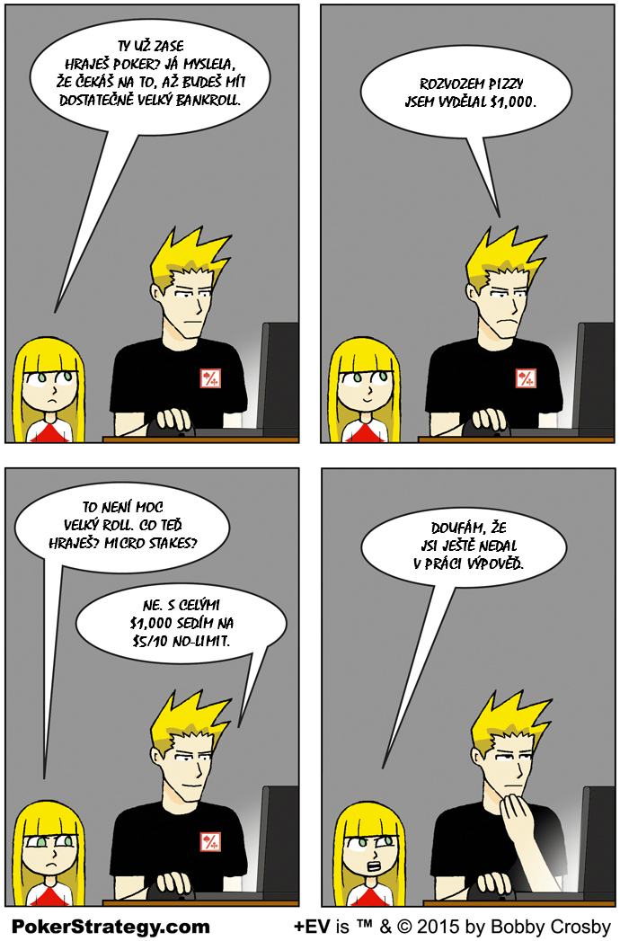 Vtipn&yacute; pokerov&yacute; komiks Gambling