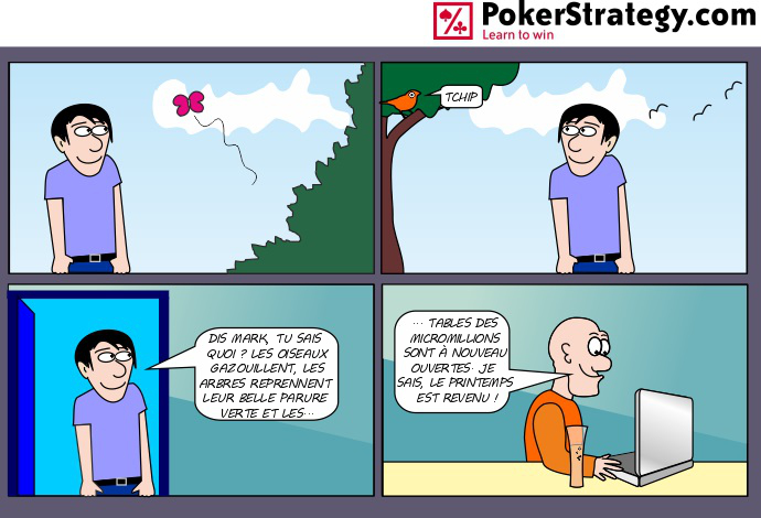 BD de poker humoristique Micro Millions