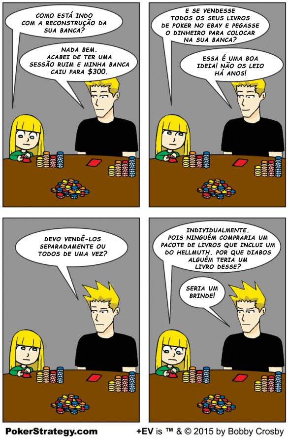 Tirinhas de poker divertidas Livros de Poker
