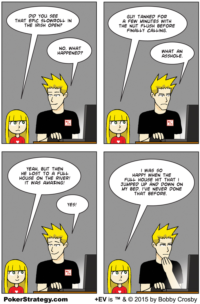 Funny Poker Cartoons Slowroll