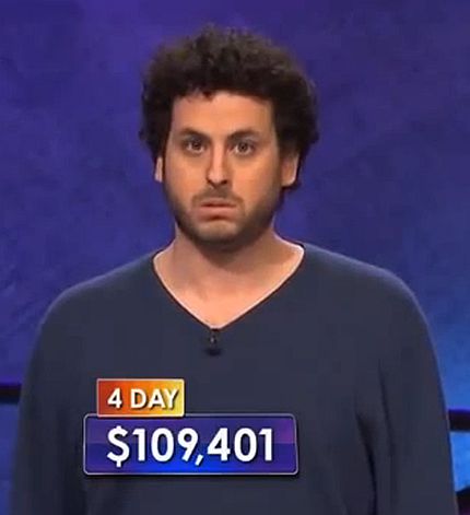 Alex Jacob hits $109K on Jeopardy! Alex Jacob on Jeopardy!
