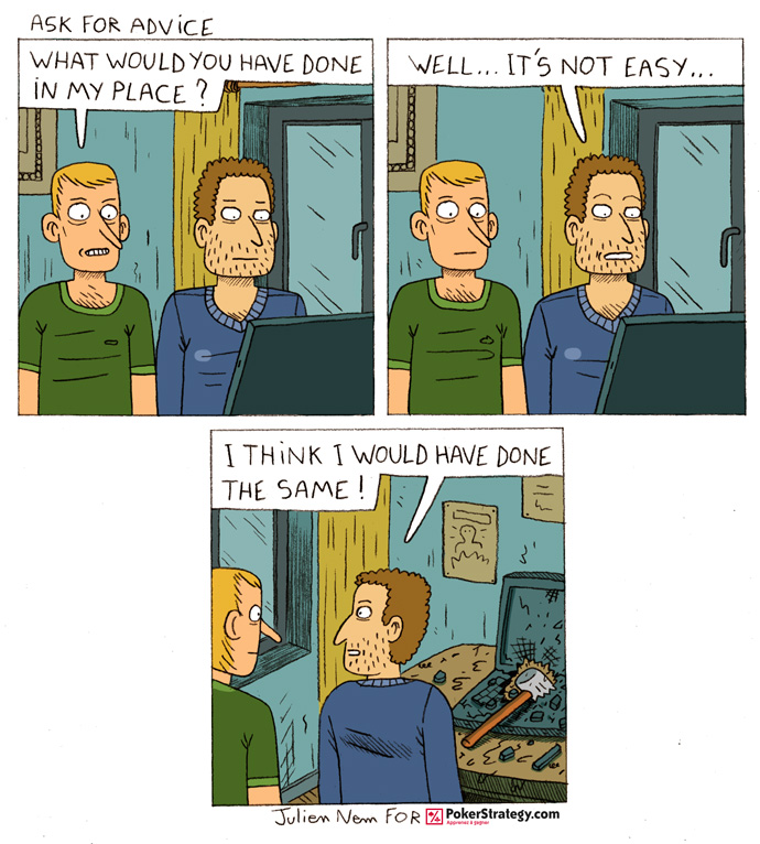 Funny Poker Cartoons Tilt
