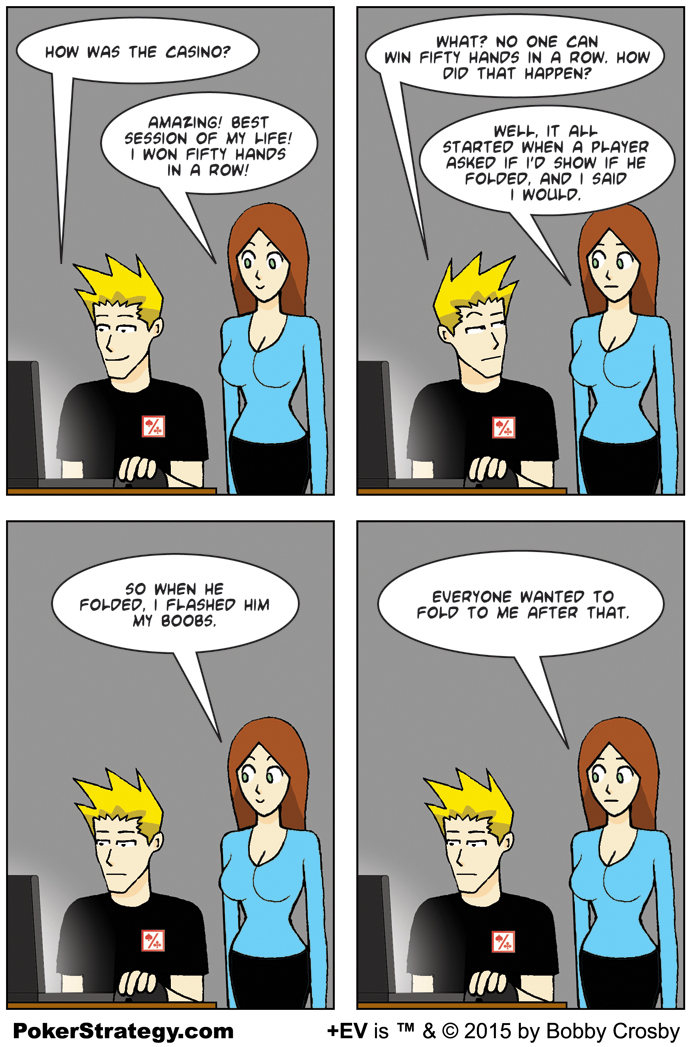 Funny Poker Cartoons Win