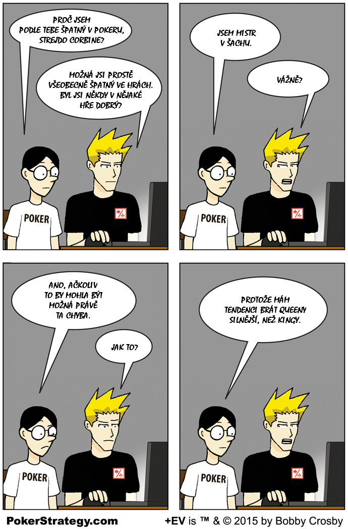 Vtipn&yacute; pokerov&yacute; komiks Pořad&iacute; hand