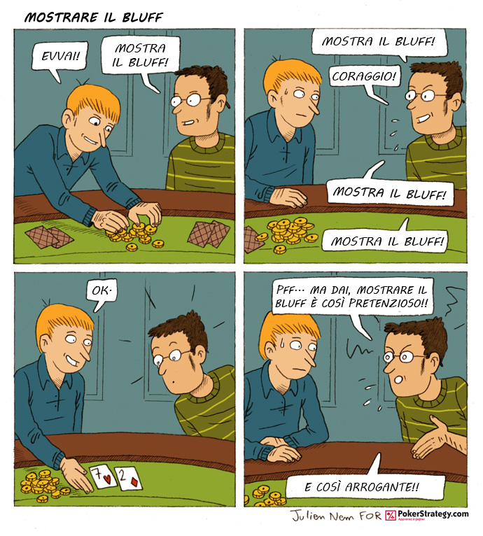 Vignette Divertenti sul Poker Bluff