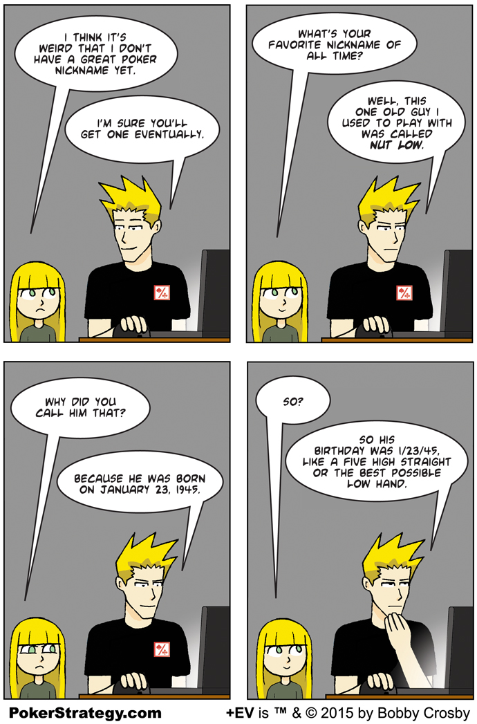Funny Poker Cartoons Nut