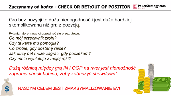 River - najprostszy i najdroższy street: Bet vs Check OOP