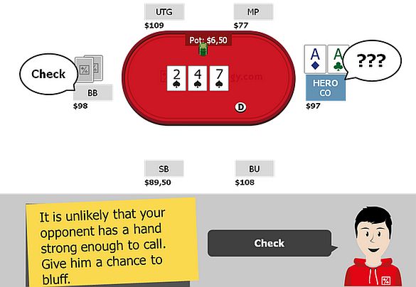 Induce bluffs on monotone boards with low cards