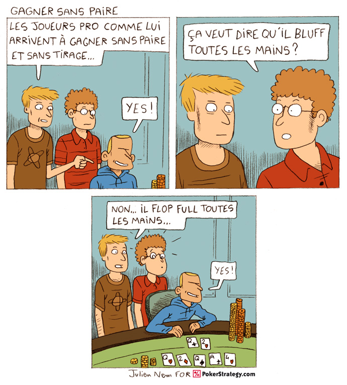 BD de poker humoristique Bluff