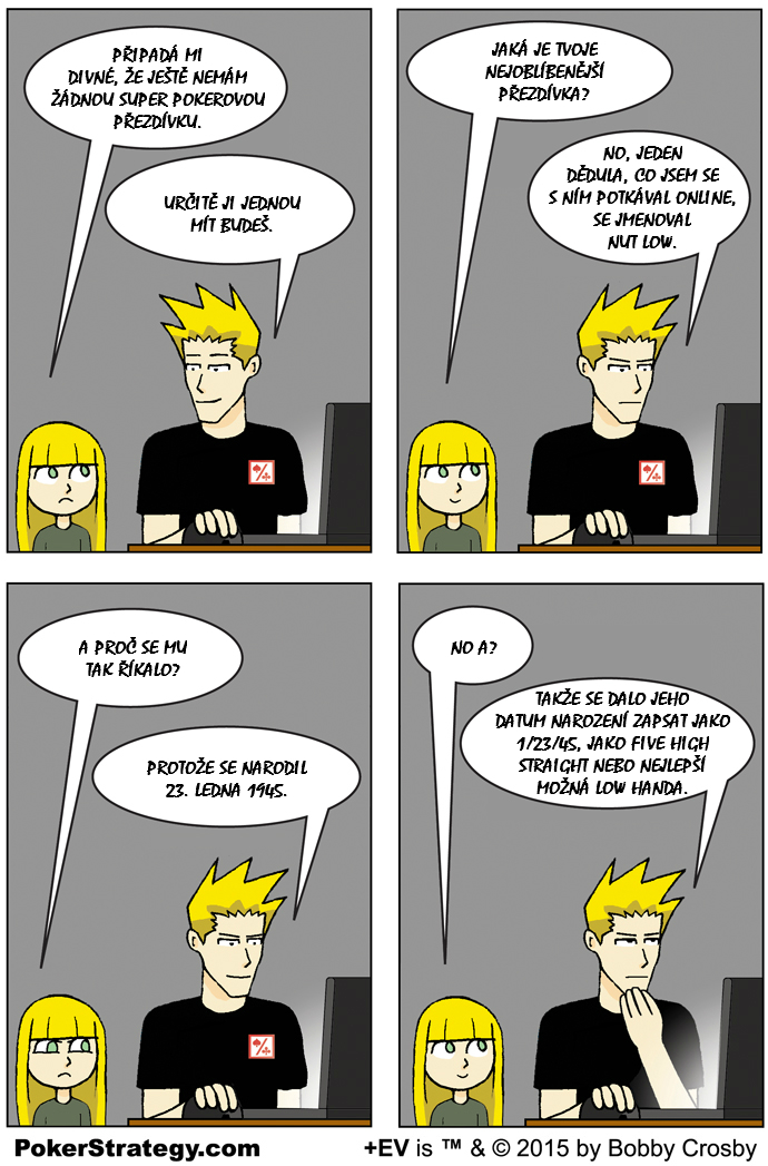 Vtipn&yacute; pokerov&yacute; komiks Nut