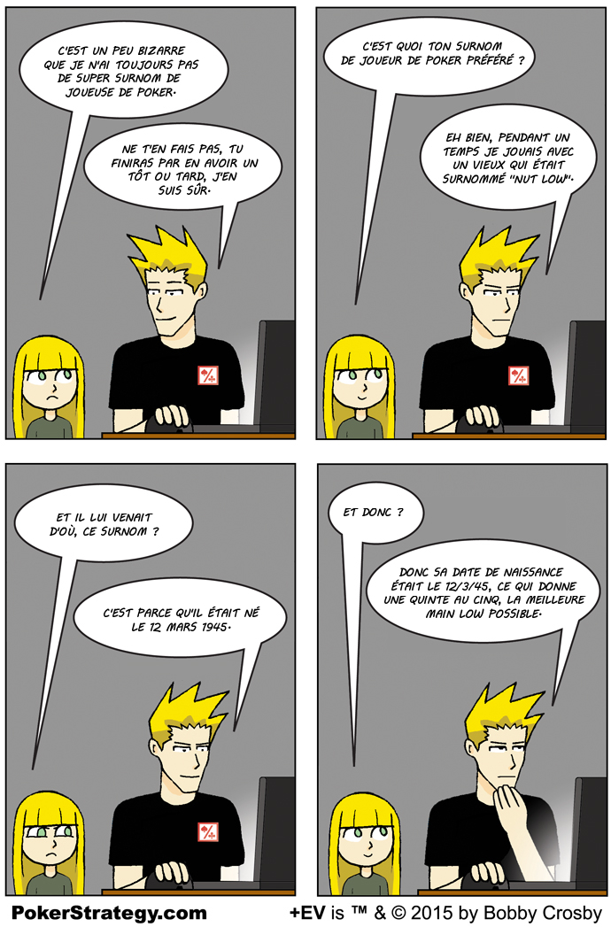 BD de poker humoristique Nut