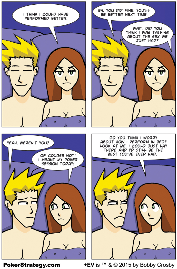 Grappige pokercartoon Analysis