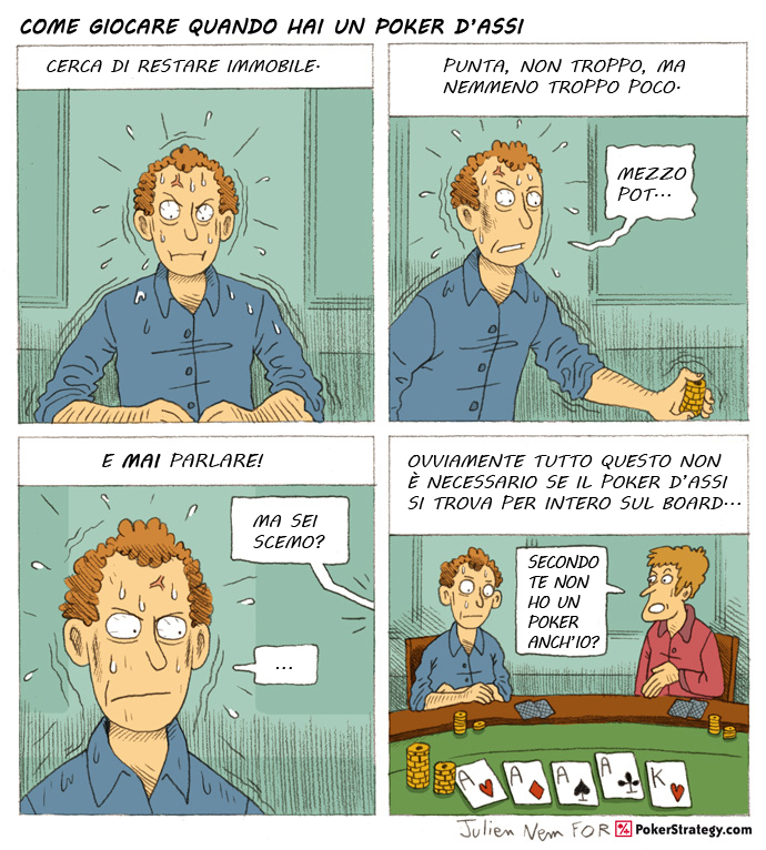 Vignette Divertenti sul Poker Poker d'assi