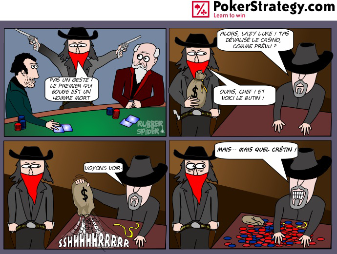 BD de poker humoristique Hold-up