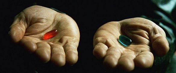 Matrix red or blue pill