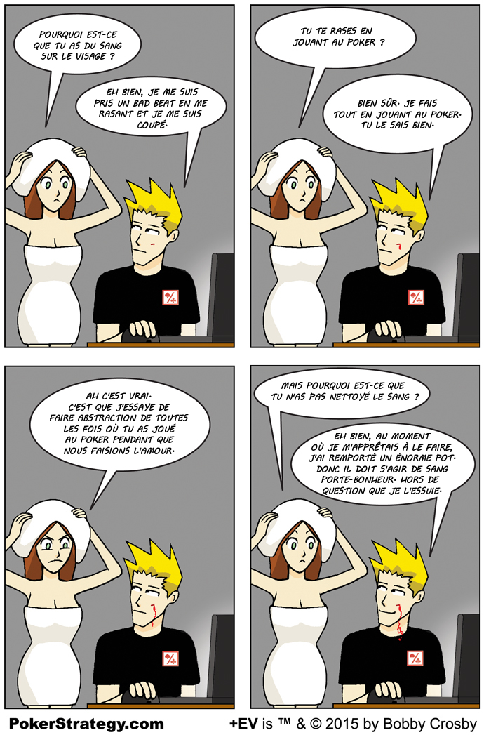 BD de poker humoristique Chance