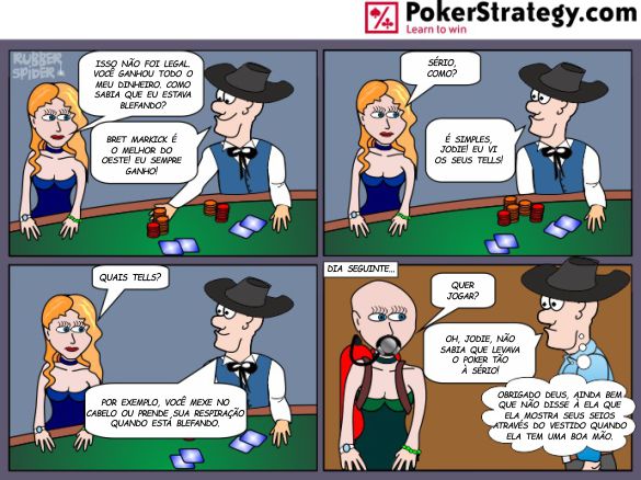 Tirinhas de poker divertidas Leitura