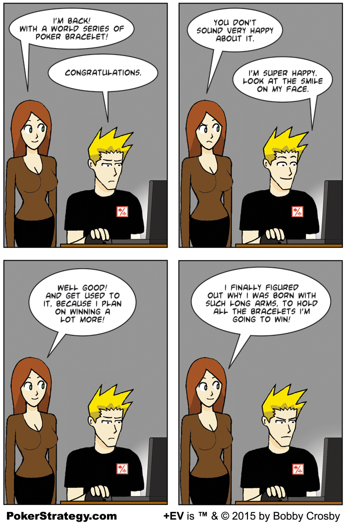 Funny Poker Cartoons WSOP Bracelets