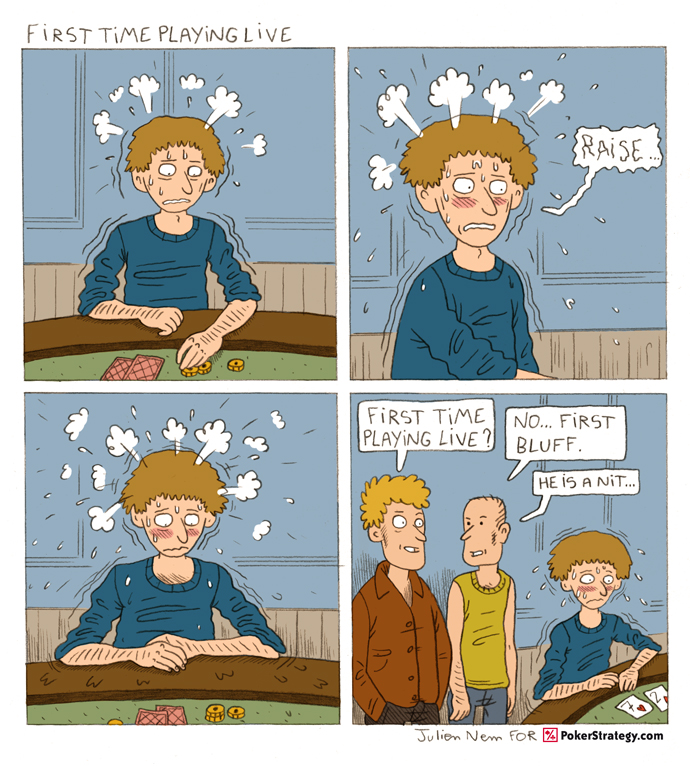 Funny Poker Cartoons Live MTT