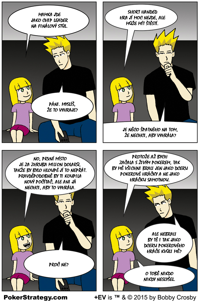 Vtipn&yacute; pokerov&yacute; komiks Podpora