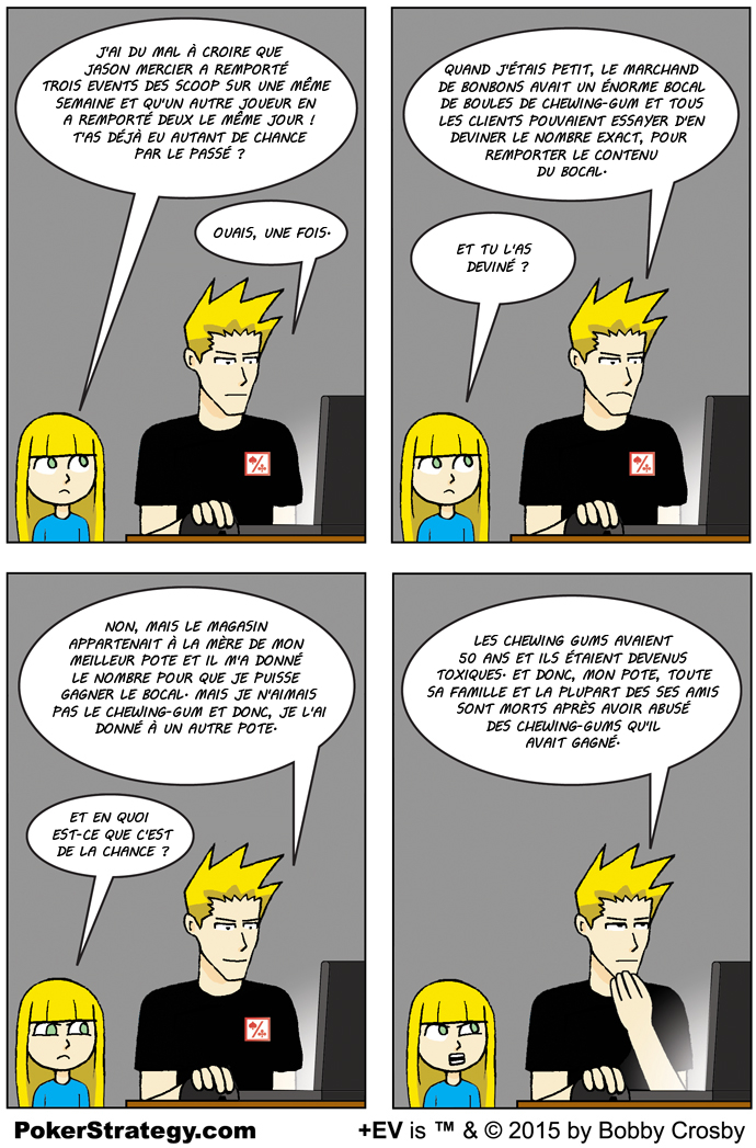 BD de poker humoristique Chance