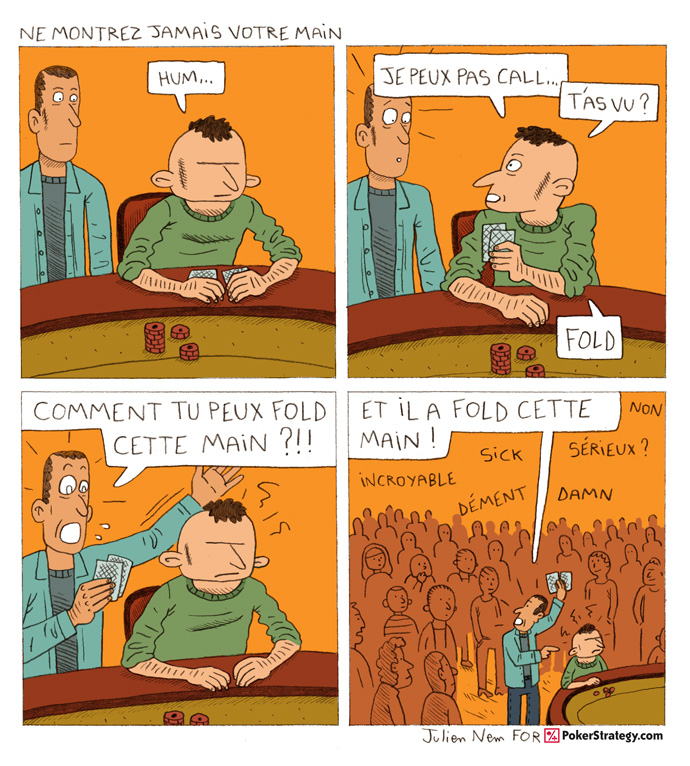 BD de poker humoristique Fold