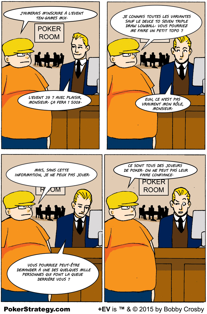 BD de poker humoristique Confiance
