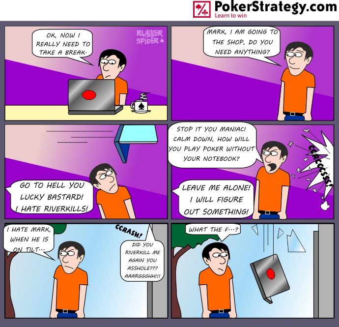 Funny Poker Cartoons Tilt
