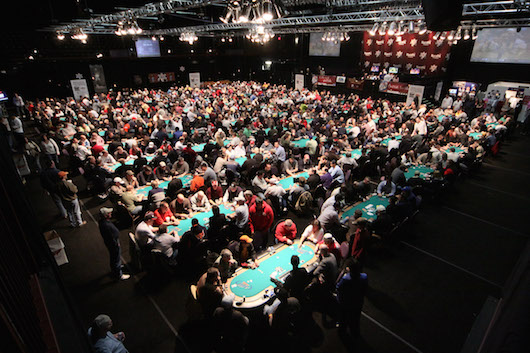 The WSOP on day one