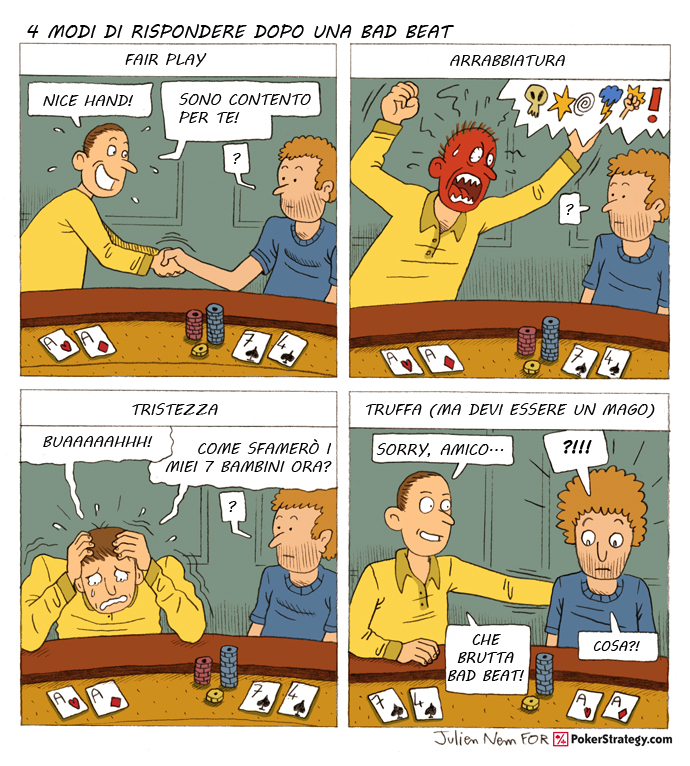 Vignette Divertenti sul Poker Bad beat
