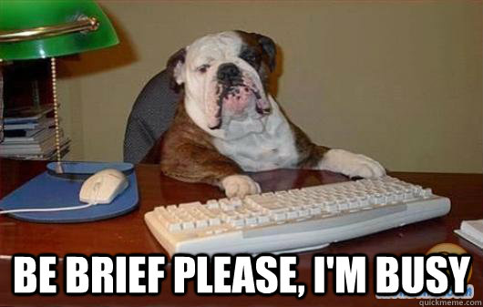 Busy Busy dog