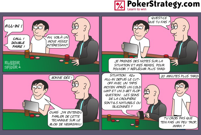 BD de poker humoristique Notes