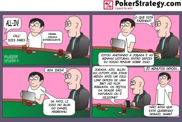 Tirinhas de poker divertidas Notas